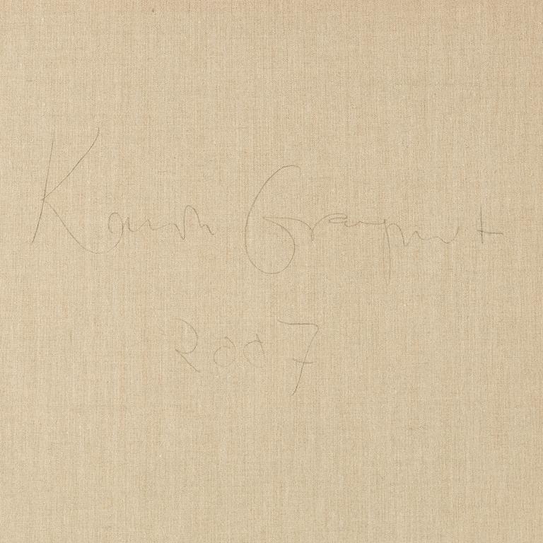 Karin Granqvist, oil on canvas, signed and dated 2007 verso.