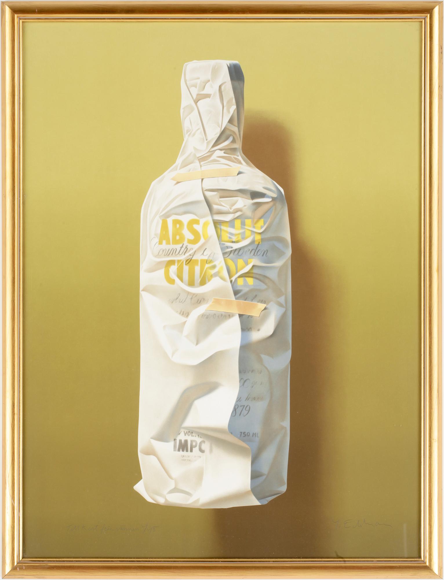 YRJÖ EDELMANN,  färglitografi. Sign.