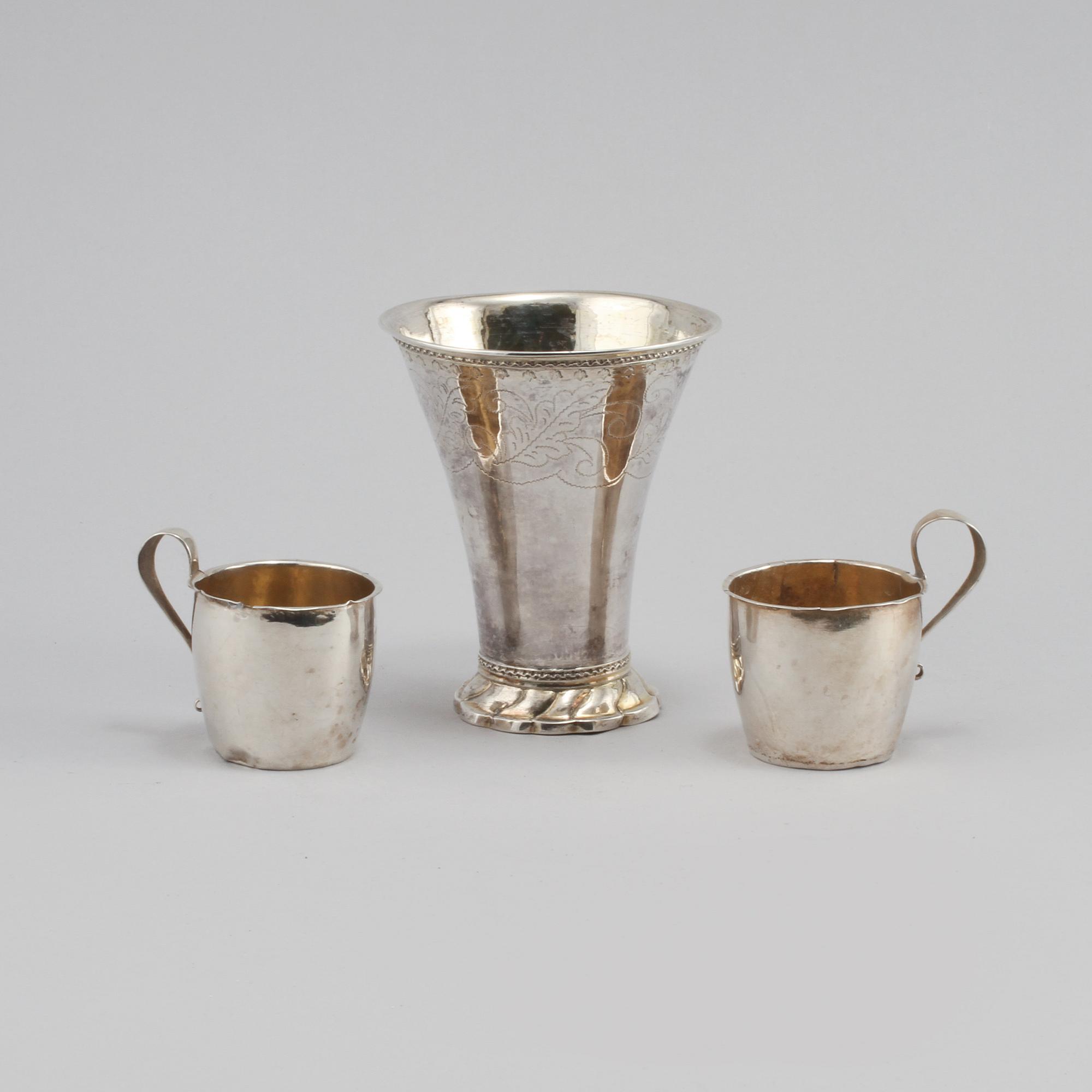 BÄGARE och KOPPAR, Anders Jonas Björkman, Stockholm och Nils Grubb, Hudiksvall, vikt 127 g.