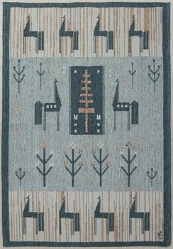 MATTA, rölakan, monogramsignerad. 1900-talets mitt. Ca 198 x 136 cm.