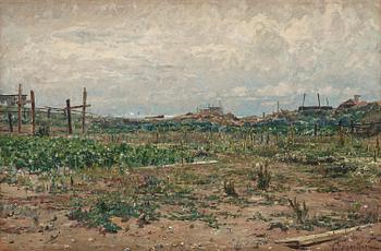 722. Johan Krouthén, Beach Meadow, Scene from Skagen.