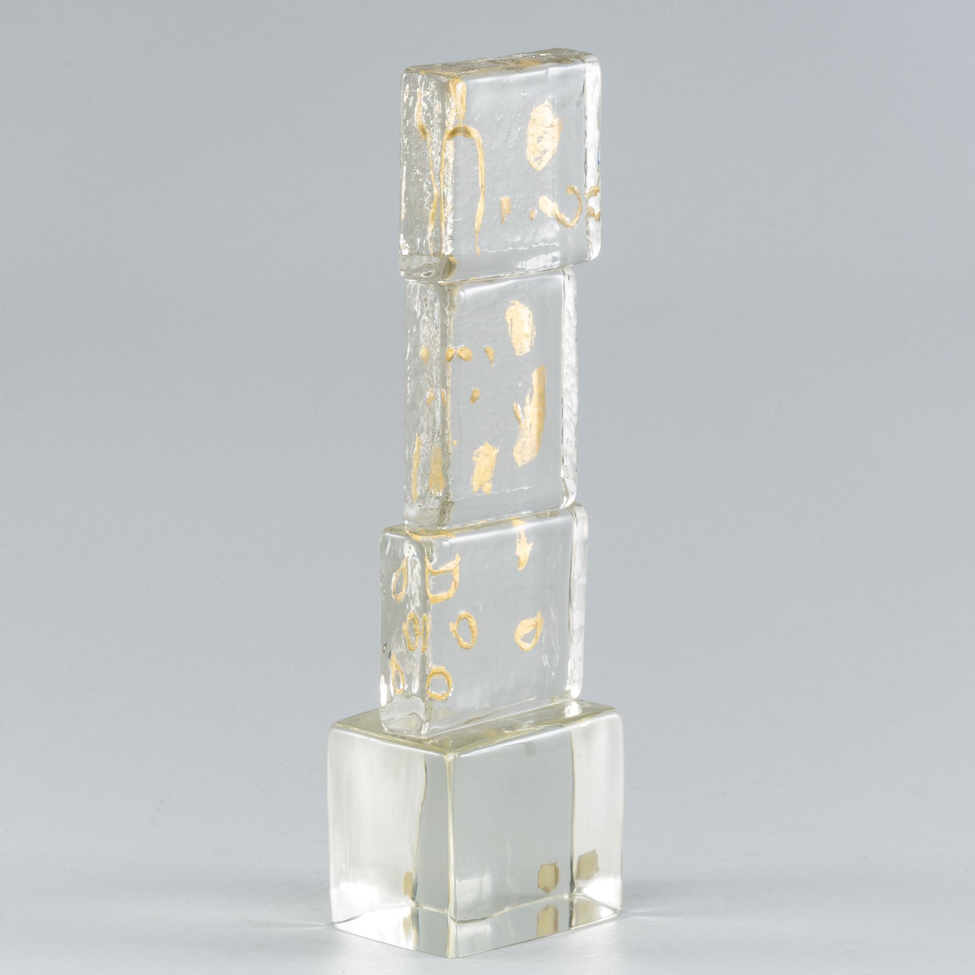 An Alfredo Barbini glass sculpture for Cenedese.