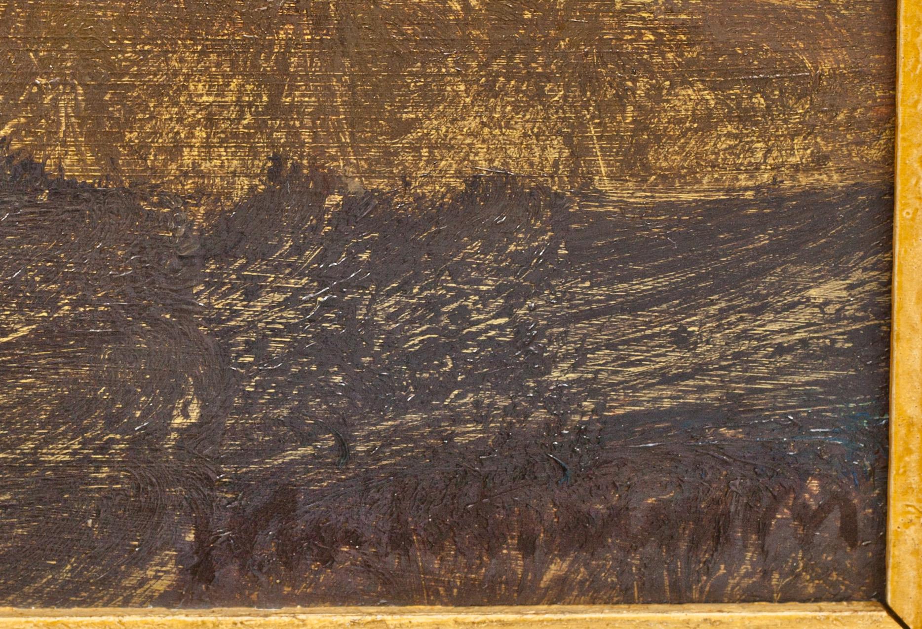 JOHAN JOHANSSON, olja på pannå, signerad.