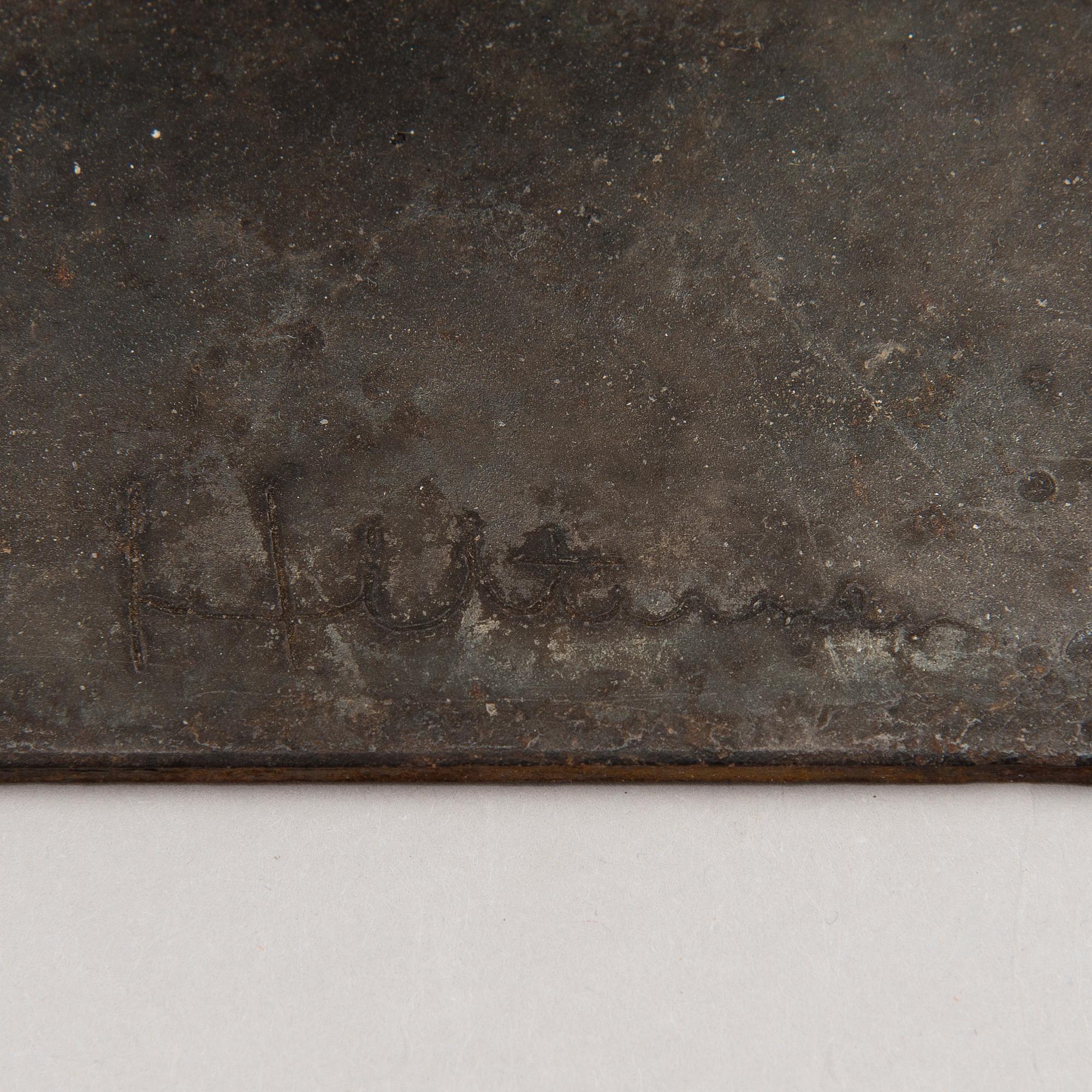 EILA HILTUNEN, bronze, signed.