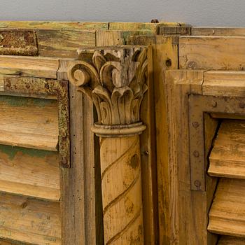 FÖNSTERLUCKOR, ett par, Europa 1900-talets första hälft.