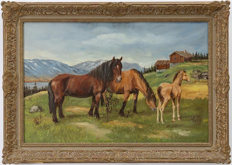 Gunheim Torstensen, Betande hästar.