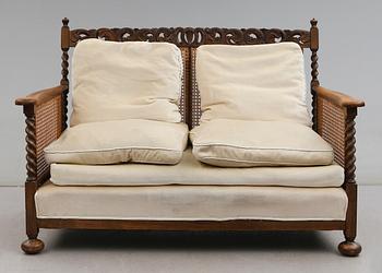 SOFFA, barockstil, omkring år 1900.