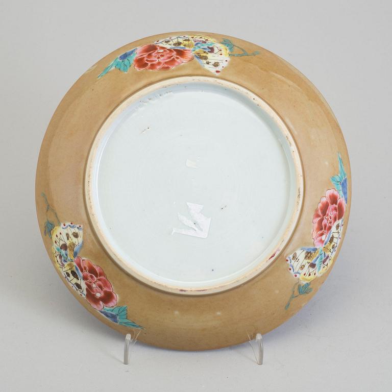 FAT, kompaniporslin. Qingdynastin, Qianlong (1736-95).
