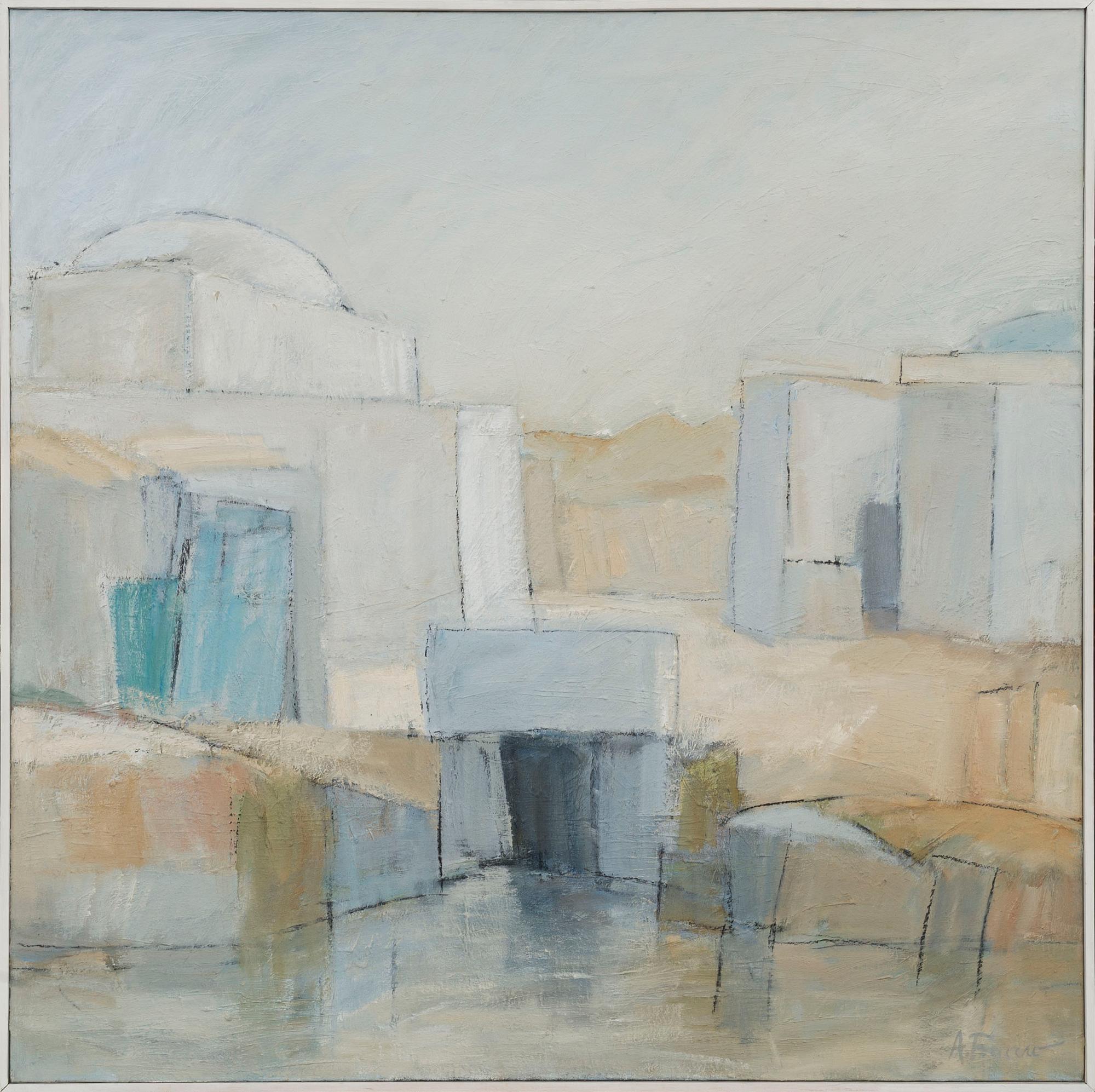 AGNETA FRECCERO, oil on canvas, signed.