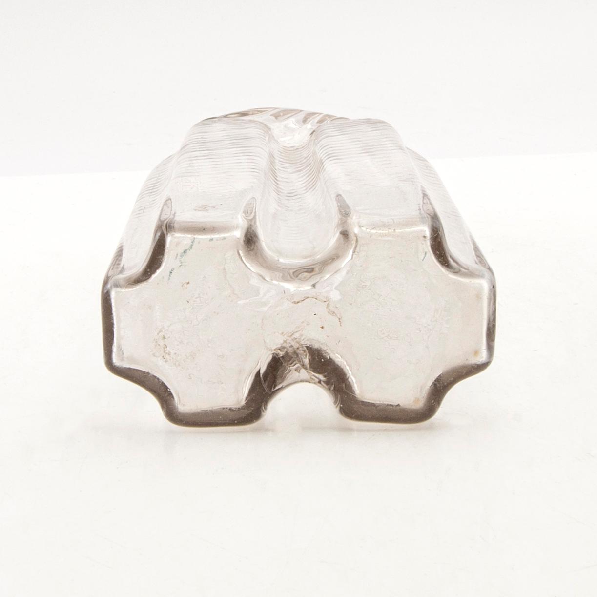 A  Swedish glass bottle, Skånska Glasbruket, 18th century.