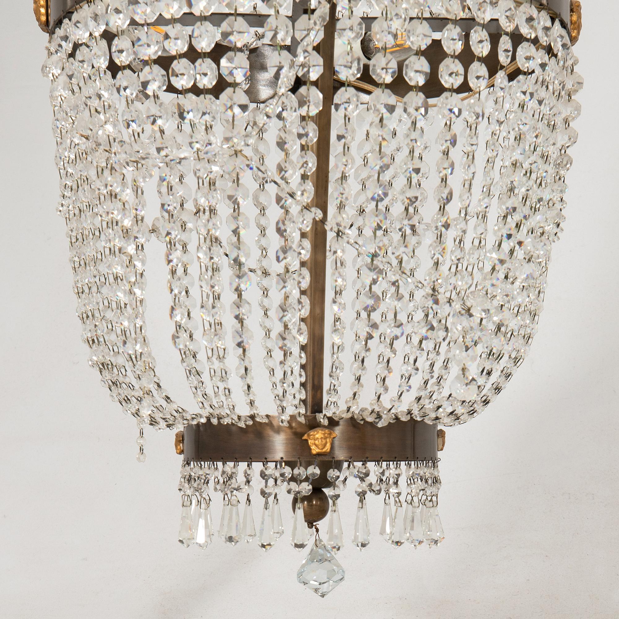 Ljuskrona Empire-stil 1900-talets första hälft.