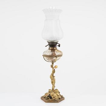 A kerosene lamp, early 20th Century.