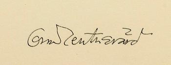 OSCAR REUTERSVÄRD, color lithograph, signed, 111/200.