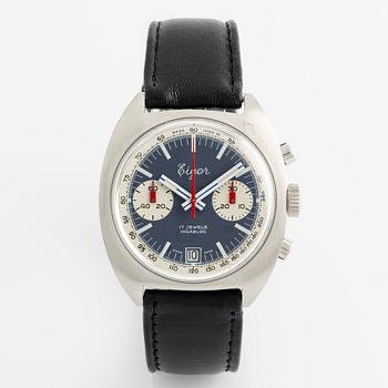 Eiger, chronograph, wristwatch, 37,5 mm.