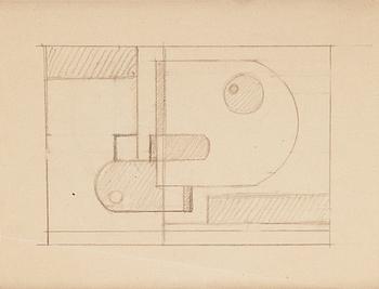 Gösta Adrian-Nilsson, "Låsta plan" (geometric composition).