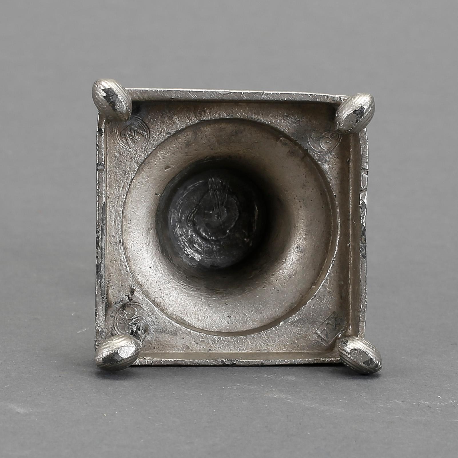 LJUSSTAKE, tenn. Carl Petter Eckerström, Västerås 1840.