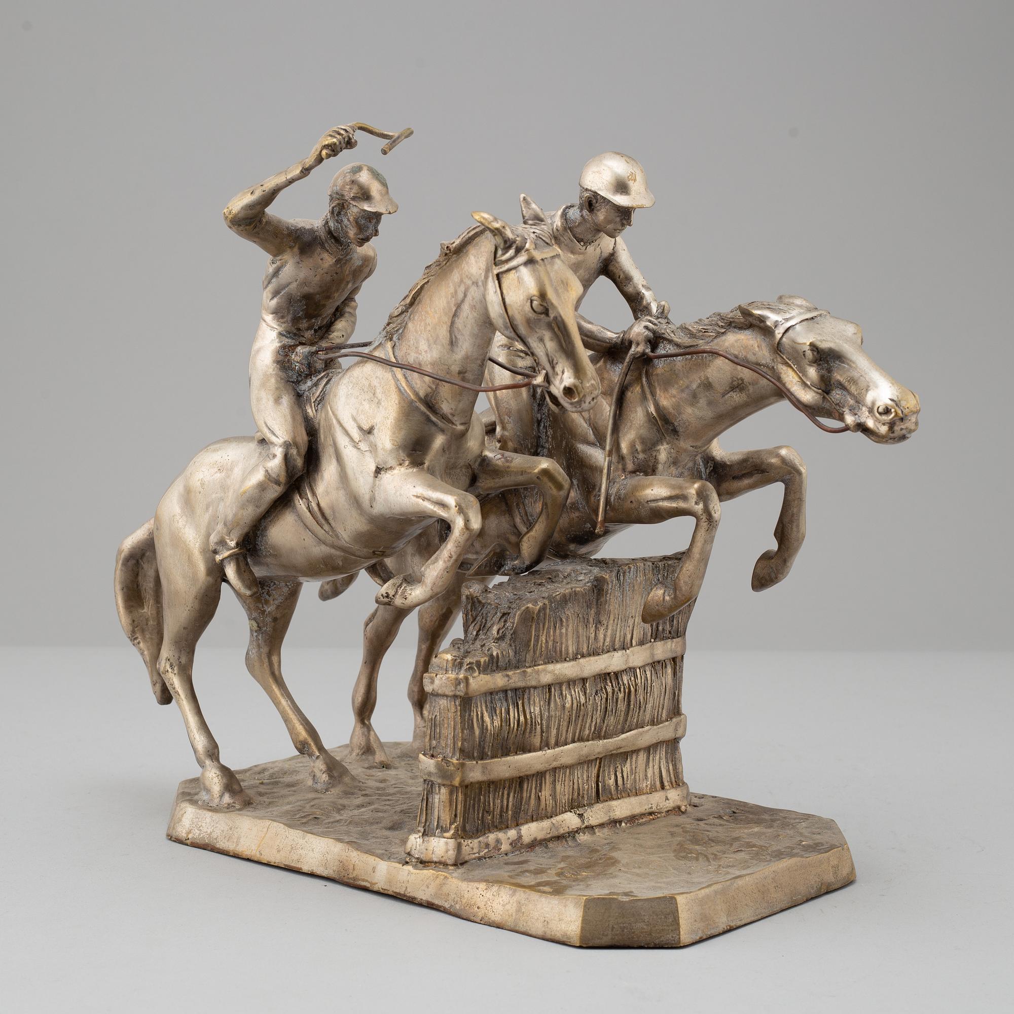 UNIDENTIFIED ARTIST, brass sculpture.