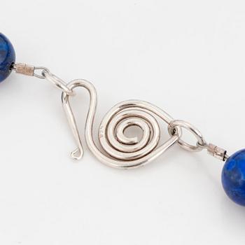 COLLIER, med Lapis lazuli.