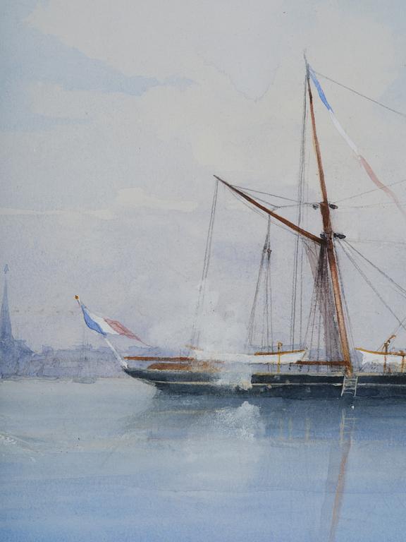 Anna Palm de Rosa, Steamship in Bordeaux.