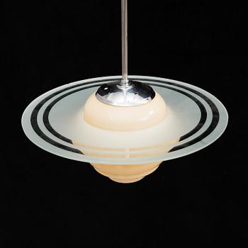 a 'Saturnus' ceiling light from the 1930's.