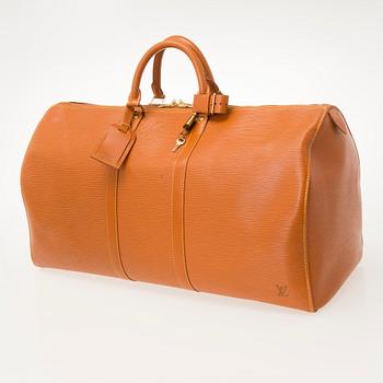 LOUIS VUITTON, "Keepall Epi", Travel bag.