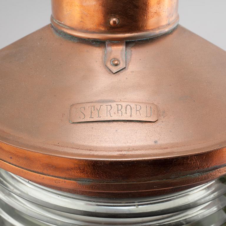 A ship lantern, first half of the 20th century.