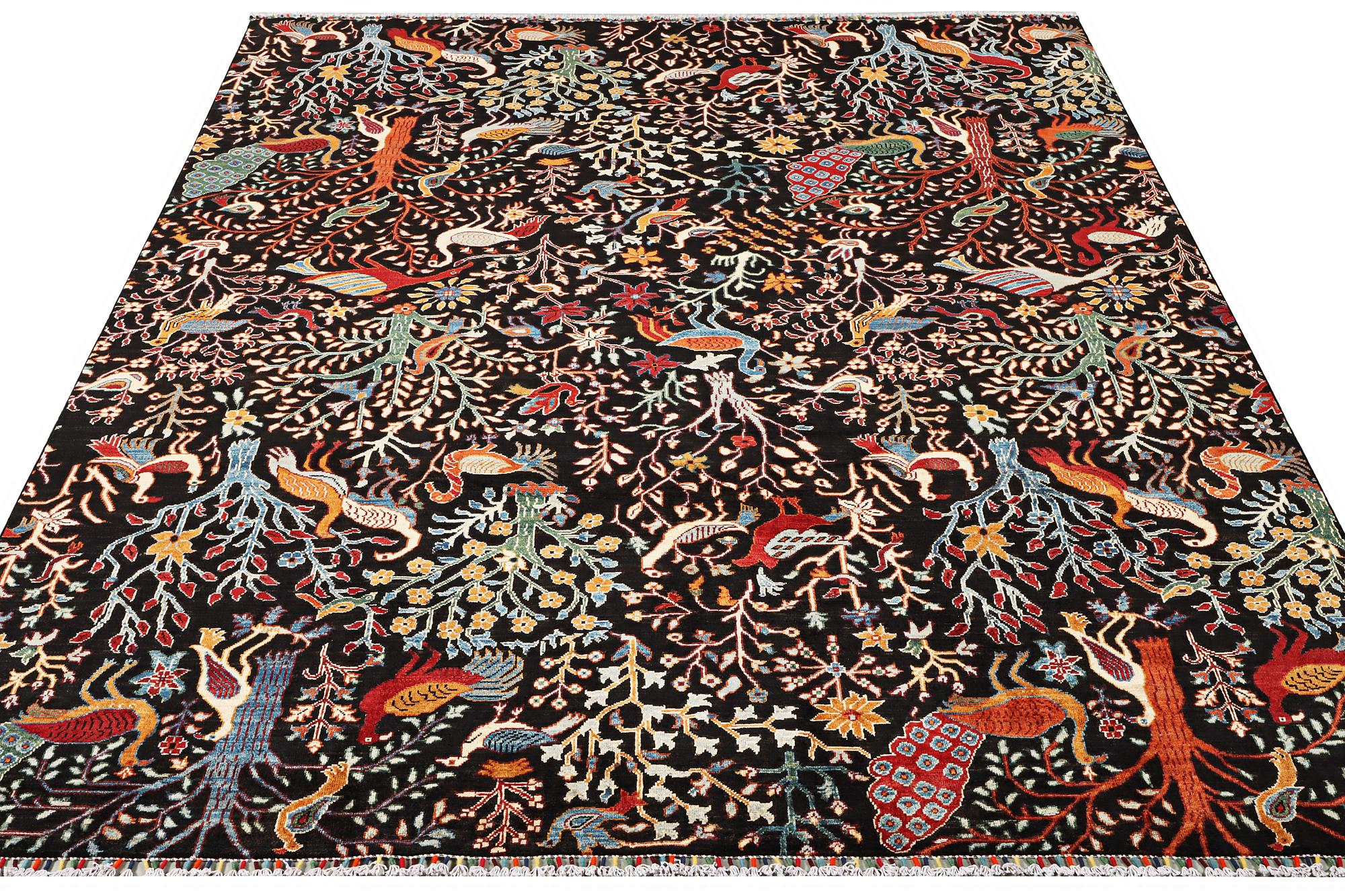 A Khorjin carpet, c. 295 x 248 cm.
