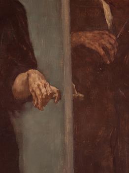 Lotte Laserstein, Woman and violinist.