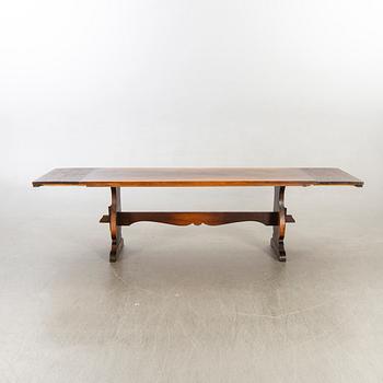 A 1940's 11 pcs dining table and chairs.