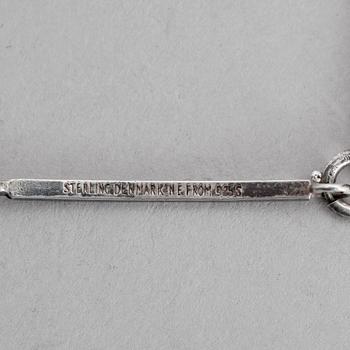 COLLIER, sterlingsilver, NE From, Denmark. Vikt ca 25 gr.