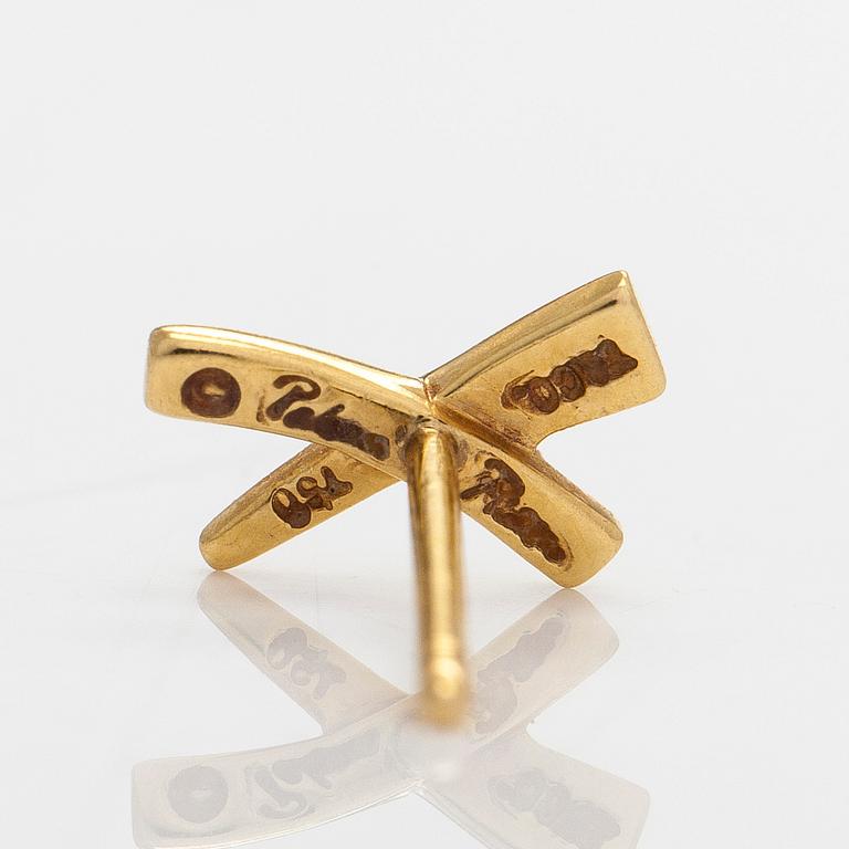 Tiffany & Co, Paloma Picasso, örhängen, "X Kiss", 18K guld.