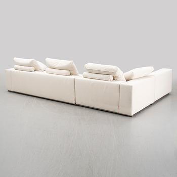 A three-piece sofa by Antonio Citterio for Flexform 21st Century.