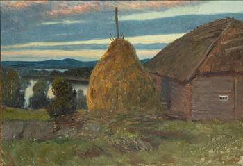 Gustaf Ankarcrona, Fäbovall by Lake Siljan.