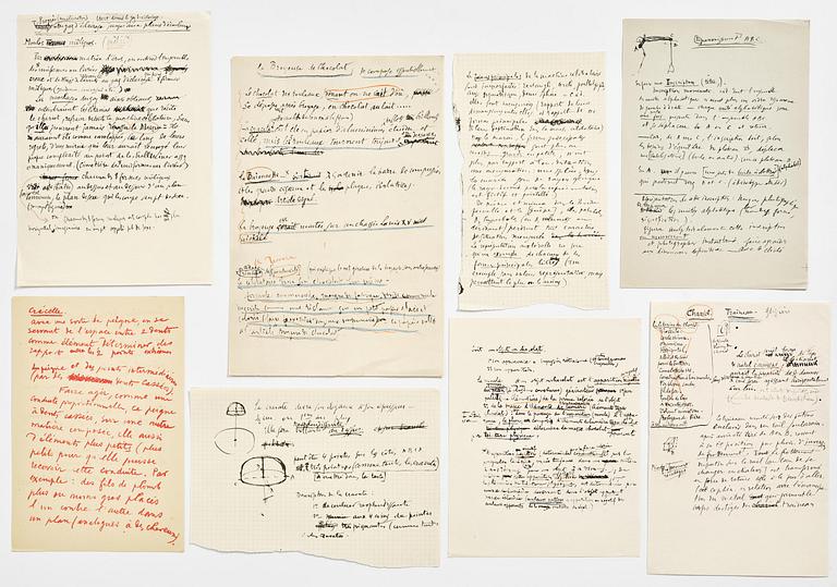 Marcel Duchamp, "Green box".