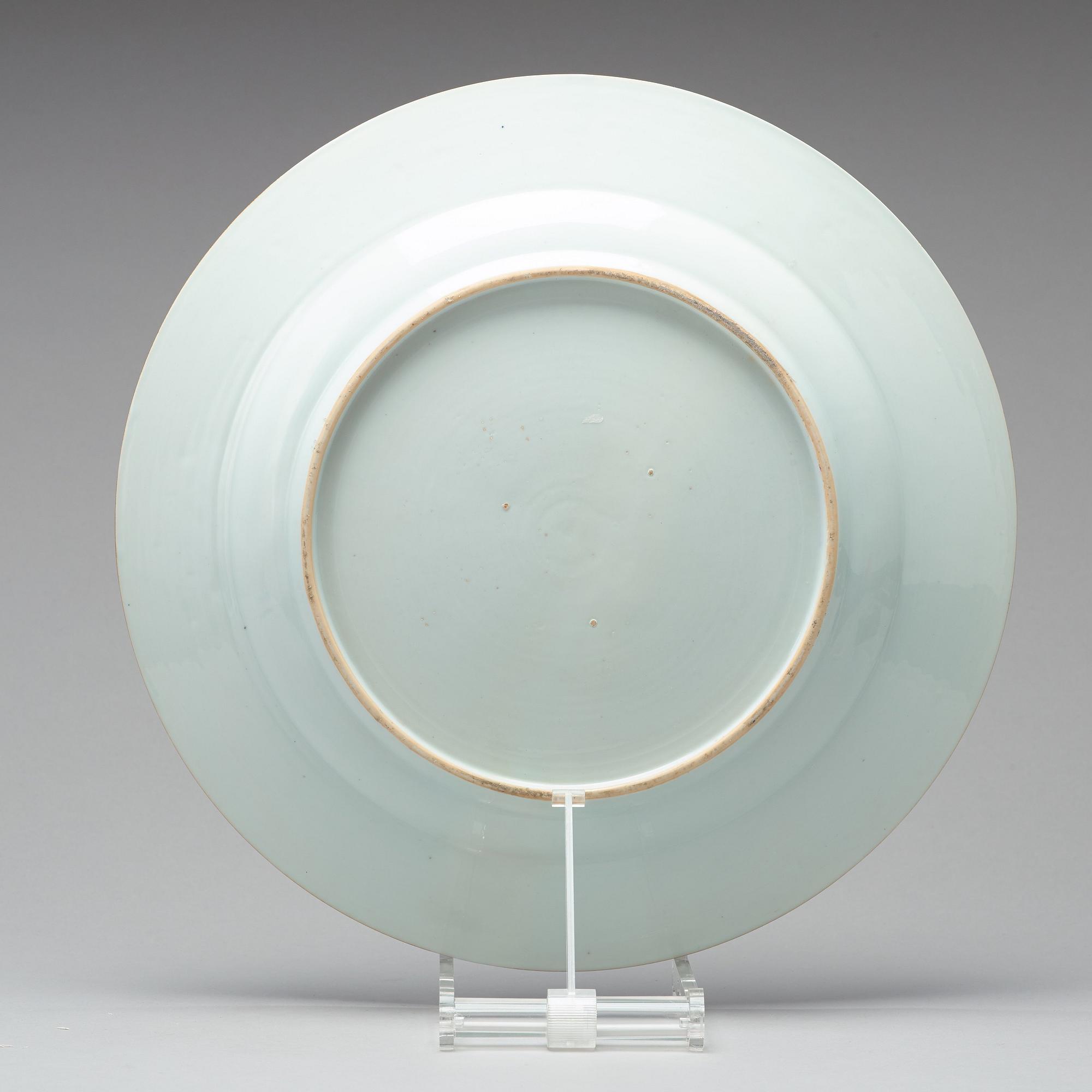 FAT, kompaniporslin. Qingdynastin, Qianlong (1736-95).