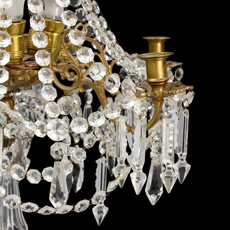 A late 19th Century chandelier.