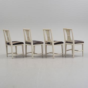 A set of four chairs, first half of the 19th century.