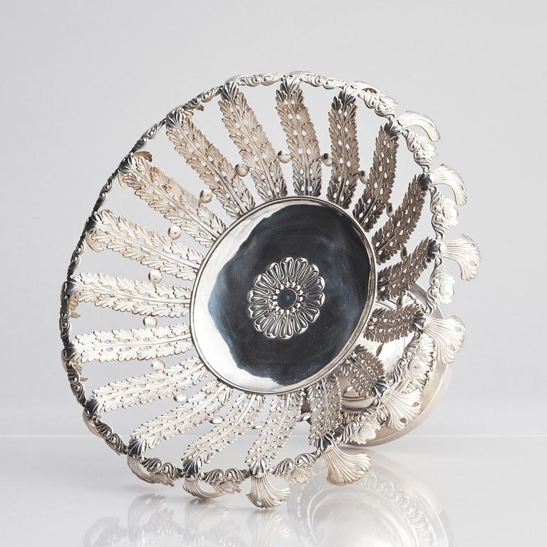 Adolf Zethelius, tazza, silver, Stockholm 1831.