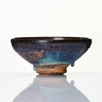 A lavender blue hairs fur glazed bowl, Song/Yuan dynasty.
