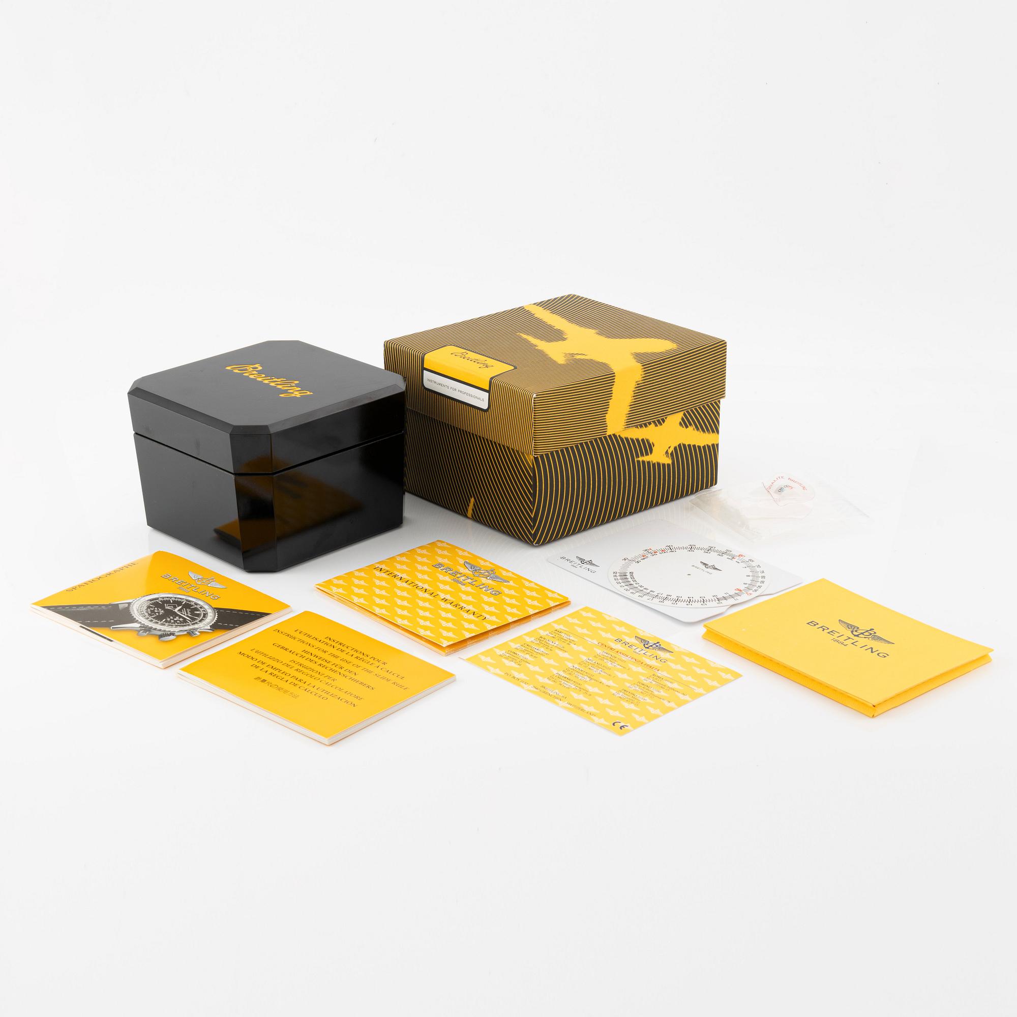 Breitling, Navitimer, Spatiographe, "40° Anniversario Frecce Tricolori", kronograf, ca 2000.