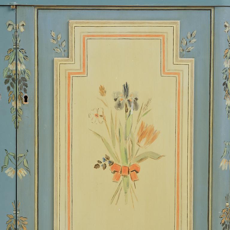 Carl Malmsten, a Swedish Grace showcase cabinet, cabinetmaker Albin Johansson, Stockholm, for Villa Kvikkjokk, 1927.