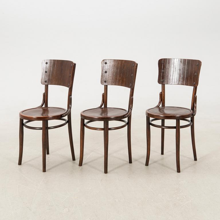 Chairs, set of 3, early 20th century.
