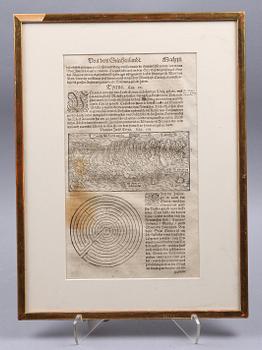 TRÄSNITT, ur Sebastain Munsters "Cosmographia", 1544.