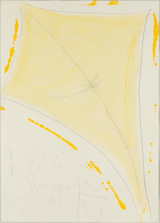 EDDIE FIGGE, mixed medua, signed and dated 1980.