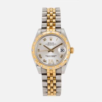 ROLEX, Oyster Perpetual, Datejust, Chronometer, wristwatch, 31 mm.
