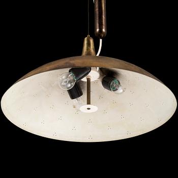 PAAVO TYNELL, a mid-20th century 'A 1965' pendant light for Idman.