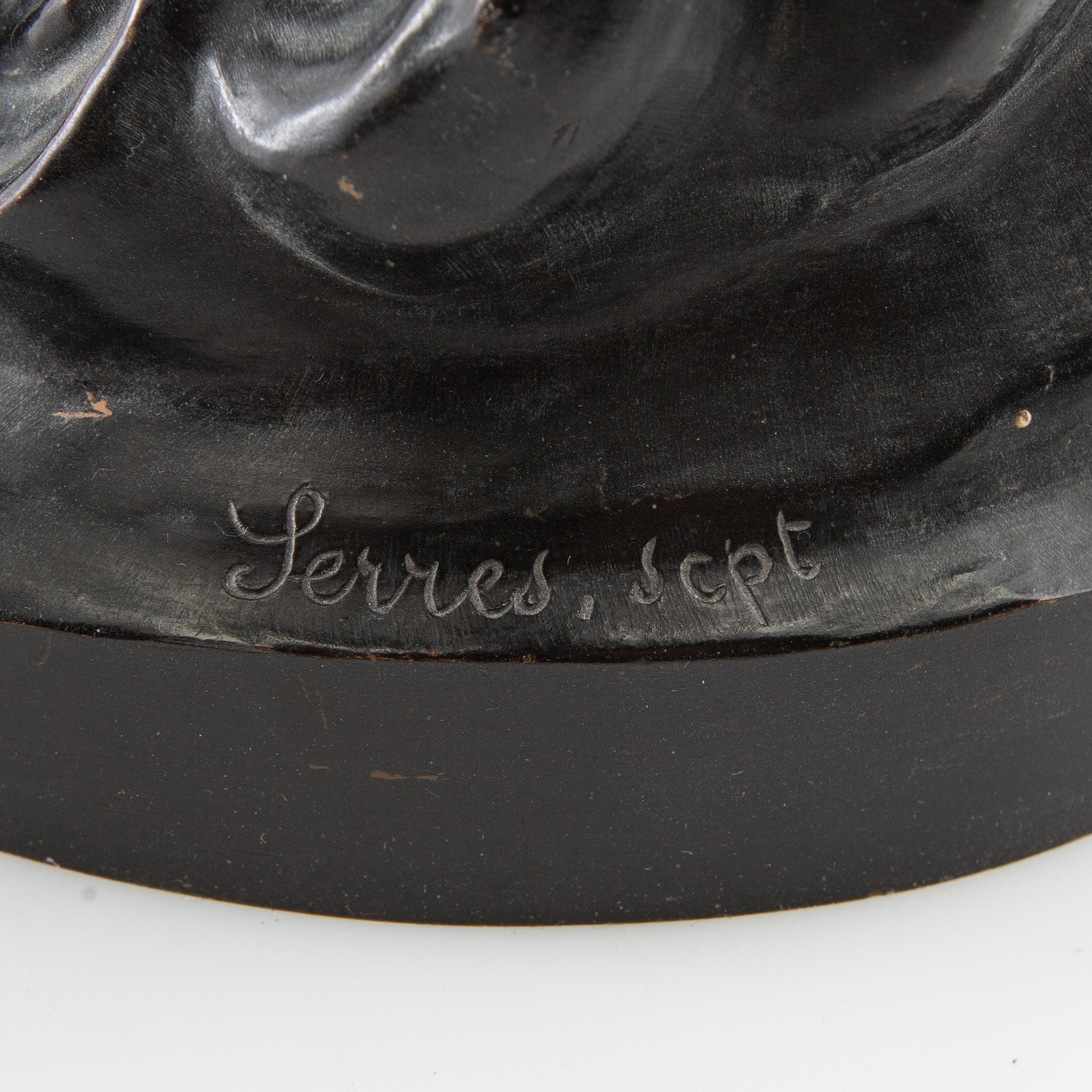 Okänd konstnär 1800/1900-tal, skulptur Jupiter med örn.