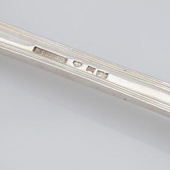 Silver cutlery, 34 pieces, Carl August Löndberg, mid-19th century.