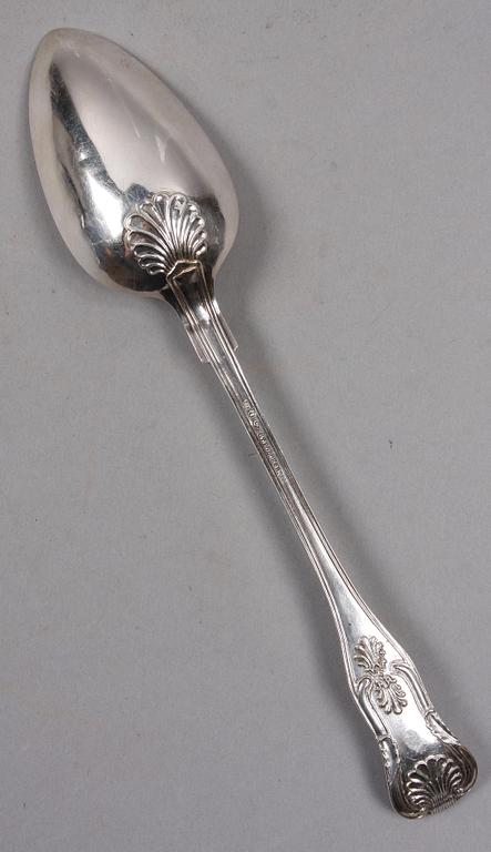 RAGUSKED, silver, Gustaf Theodor Folcker, Stockholm. 1852. Vikt ca 110 gram.