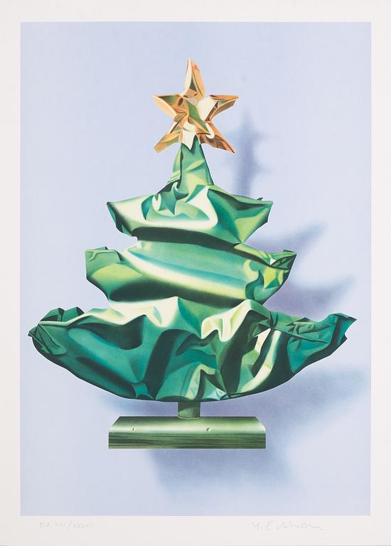 Yrjö Edelmann, "Wrapped Christmas Tree".